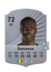 Mamadou Samassa Rare 72 Overall Rating