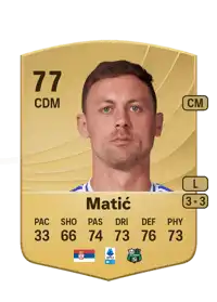 Nemanja Matić Common 77 Overall Rating