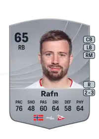 Simen Rafn Common 65 Overall Rating
