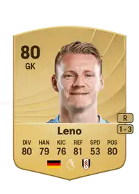 Bernd Leno Common 80 Overall Rating
