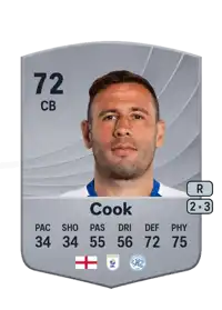 Steve Cook Common 72 Overall Rating