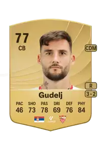 Nemanja Gudelj Common 77 Overall Rating