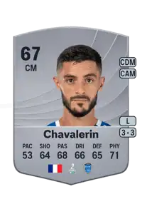 Xavier Chavalerin Common 67 Overall Rating