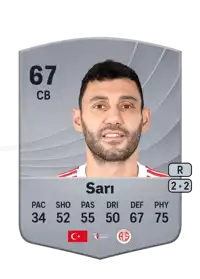 Veysel Sarı Common 67 Overall Rating