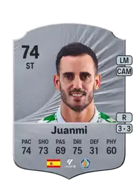 Juanmi Rare 74 Overall Rating