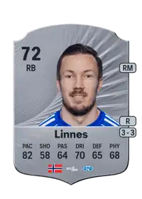 Martin Linnes Rare 72 Overall Rating