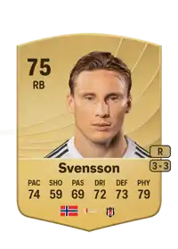 Jonas Svensson Common 75 Overall Rating