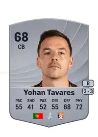Yohan Tavares Common 68 Overall Rating