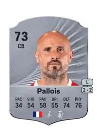 Nicolas Pallois Rare 73 Overall Rating