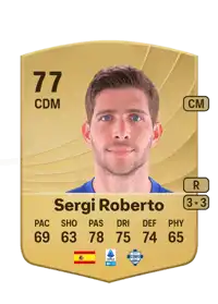 Sergi Roberto Common 77 Overall Rating