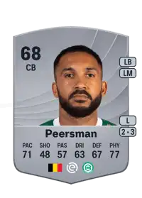 Marvin Peersman Common 68 Overall Rating