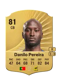 Danilo Pereira Rare 81 Overall Rating