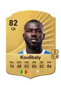 Kalidou Koulibaly Rare 82 Overall Rating