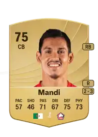 Aïssa Mandi Common 75 Overall Rating