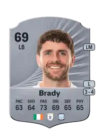 Robbie Brady Rare 69 Overall Rating