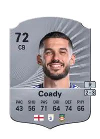 Conor Coady Rare 72 Overall Rating