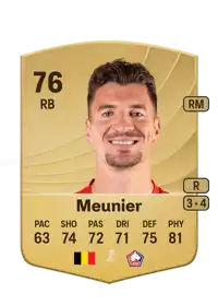 Thomas Meunier Common 76 Overall Rating