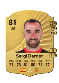 Sergi Darder Rare 81 Overall Rating