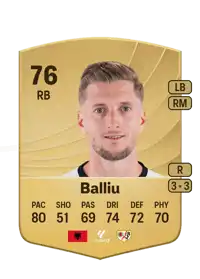 Iván Balliu Common 76 Overall Rating