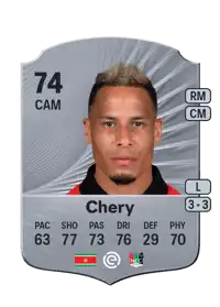 Tjaronn Chery Rare 74 Overall Rating