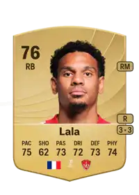 Kenny Lala Common 76 Overall Rating