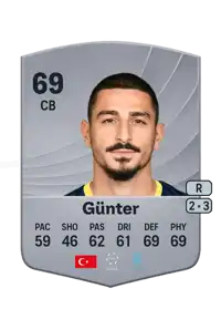 Koray Günter Common 69 Overall Rating