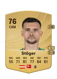 Kevin Stöger Common 76 Overall Rating