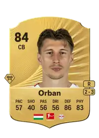Willi Orban Rare 84 Overall Rating