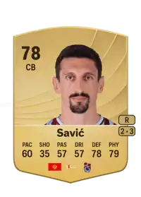 Stefan Savić Common 78 Overall Rating