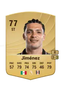 Raúl Jiménez Common 77 Overall Rating