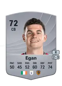 John Egan Common 72 Overall Rating