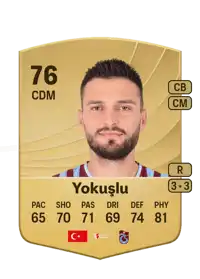Okay Yokuşlu Common 76 Overall Rating
