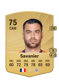 Téji Savanier Common 75 Overall Rating