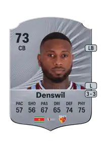 Stefano Denswil Rare 73 Overall Rating