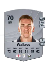 Jed Wallace Common 70 Overall Rating