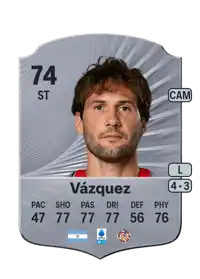 Franco Vázquez Rare 74 Overall Rating