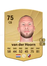 Mike van der Hoorn Common 75 Overall Rating