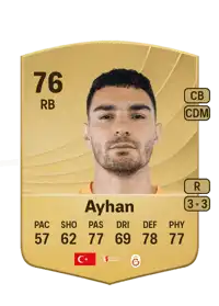 Kaan Ayhan Common 76 Overall Rating