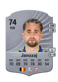 Adnan Januzaj Rare 74 Overall Rating