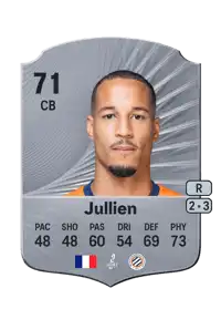 Christopher Jullien Rare 71 Overall Rating
