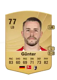 Christian Günter Common 77 Overall Rating