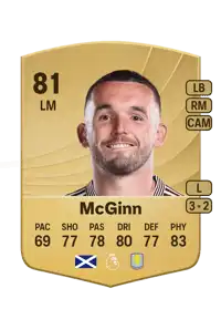 John McGinn Common 81 Overall Rating