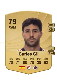 Carles Gil Common 79 Overall Rating
