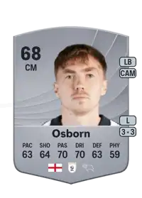 Ben Osborn Common 68 Overall Rating
