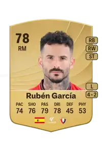 Rubén García Common 78 Overall Rating