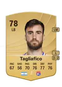 Nicolás Tagliafico Common 78 Overall Rating