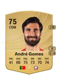 André Gomes Common 75 Overall Rating