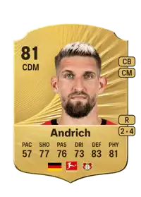 Robert Andrich Rare 81 Overall Rating