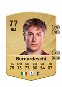 Federico Bernardeschi Common 77 Overall Rating