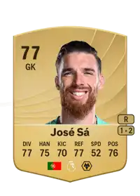 José Sá Common 77 Overall Rating